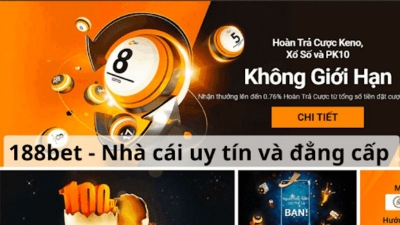 188Bet - Nhà cái đẳng cấp với đa dạng trò chơi, giải thưởng hấp dẫn