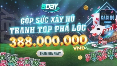 8day: Trải nghiệm chơi game đỉnh cao, an toàn và uy tín